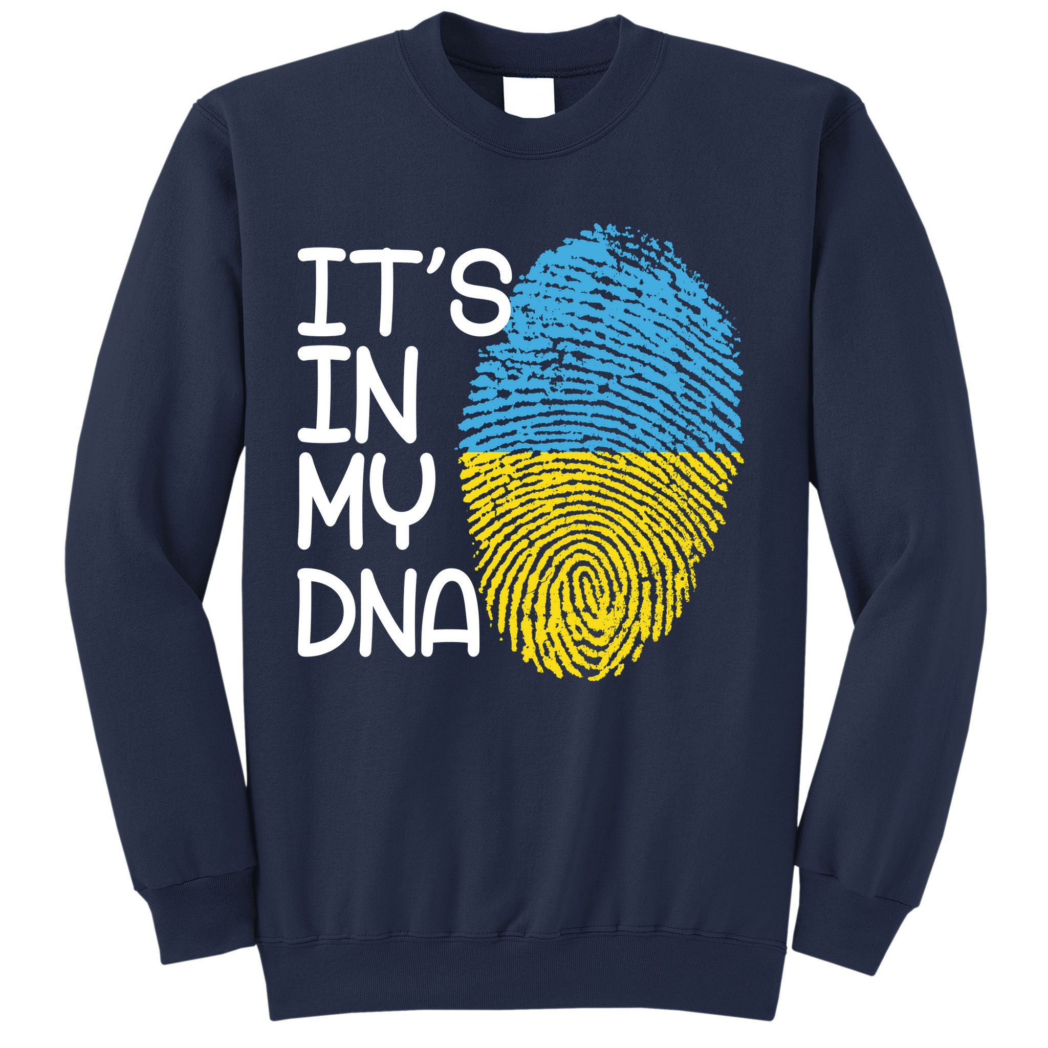 It's In My DNA Ukraine Fingerprint Sweatshirt