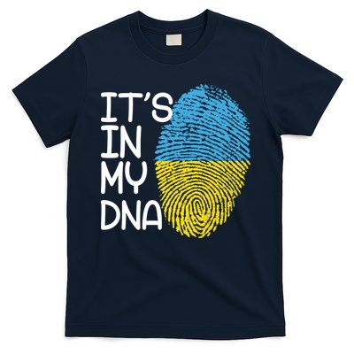 It's In My DNA Ukraine Fingerprint T-Shirt
