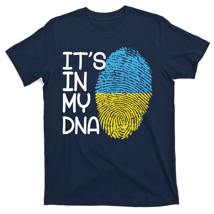 It's In My DNA Ukraine Fingerprint T-Shirt