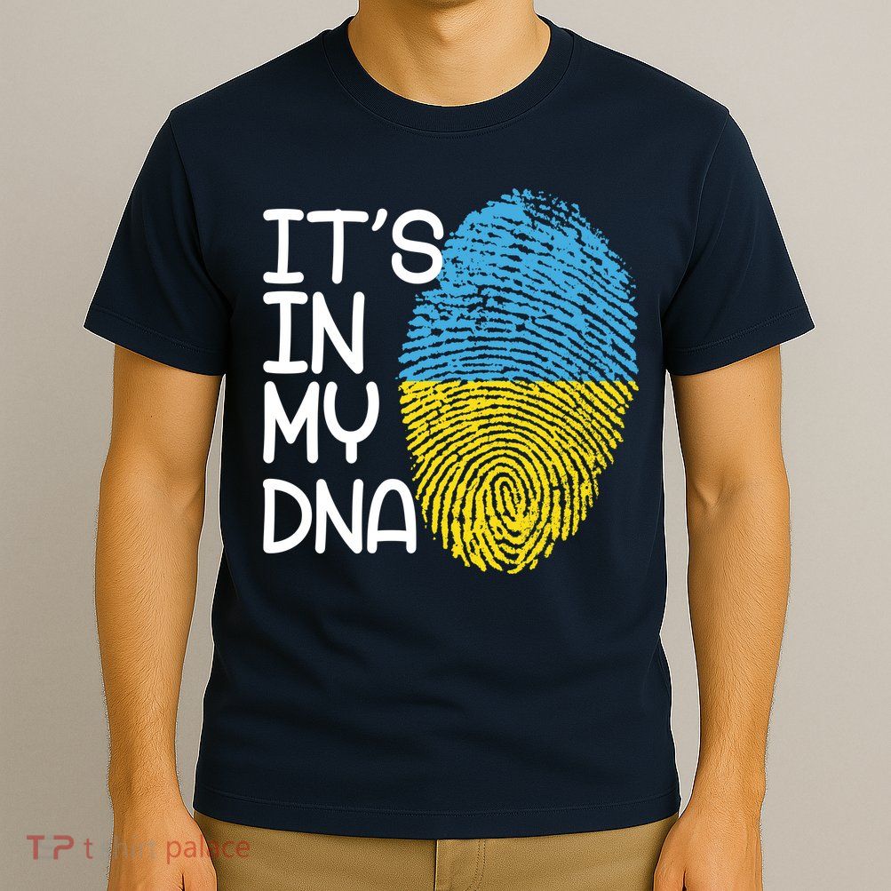 It's In My DNA Ukraine Fingerprint T-Shirt