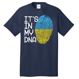 It's In My DNA Ukraine Fingerprint Tall T-Shirt