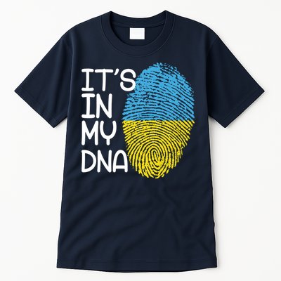 It's In My DNA Ukraine Fingerprint Tall T-Shirt