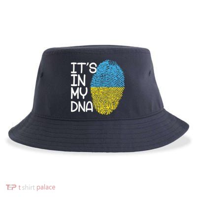 It's In My DNA Ukraine Fingerprint Sustainable Bucket Hat