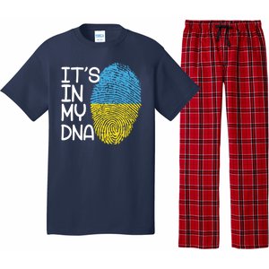 It's In My DNA Ukraine Fingerprint Pajama Set