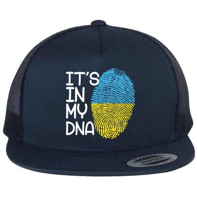 It's In My DNA Ukraine Fingerprint Flatbill Hat