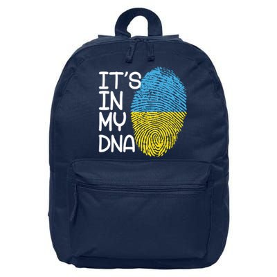 It's In My DNA Ukraine Fingerprint 16 in Basic Backpack