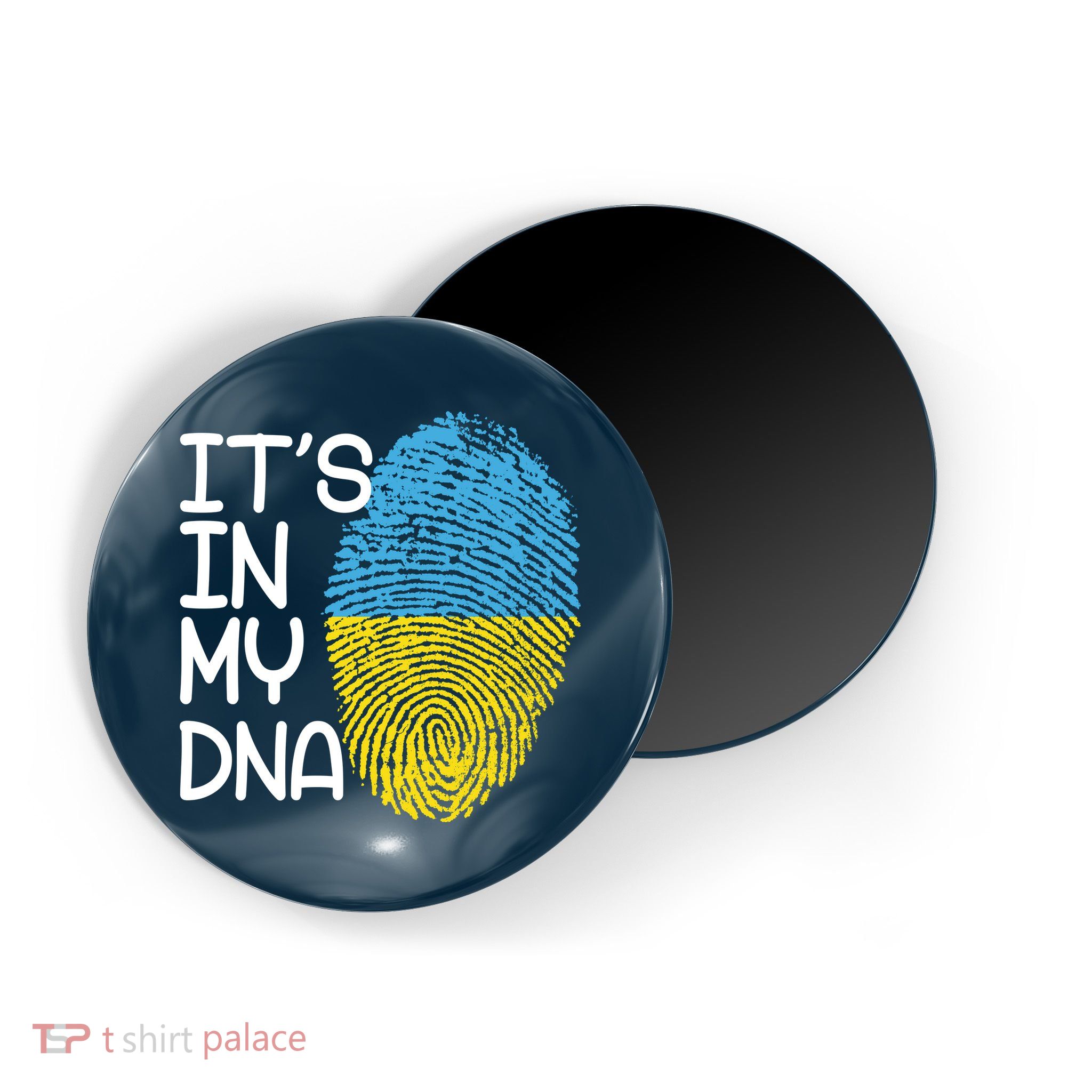 It's In My DNA Ukraine Fingerprint Magnet