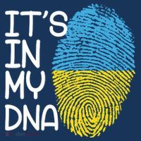 It's In My DNA Ukraine Fingerprint Magnet