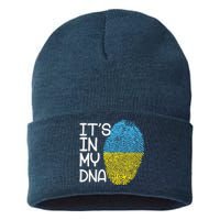 It's In My DNA Ukraine Fingerprint Sustainable Knit Beanie