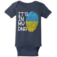 It's In My DNA Ukraine Fingerprint Baby Bodysuit