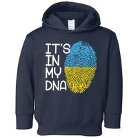 It's In My DNA Ukraine Fingerprint Toddler Hoodie