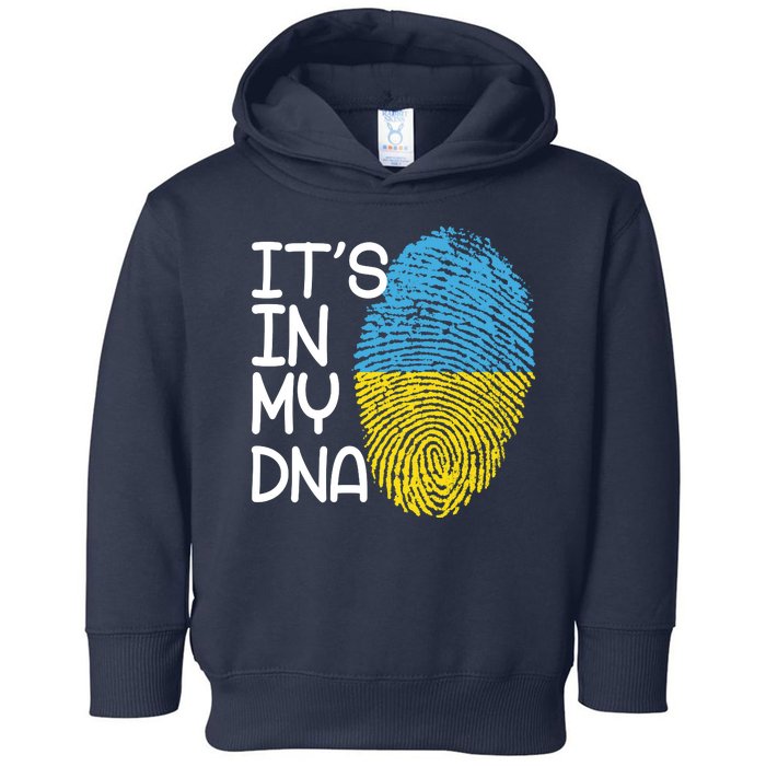 It's In My DNA Ukraine Fingerprint Toddler Hoodie