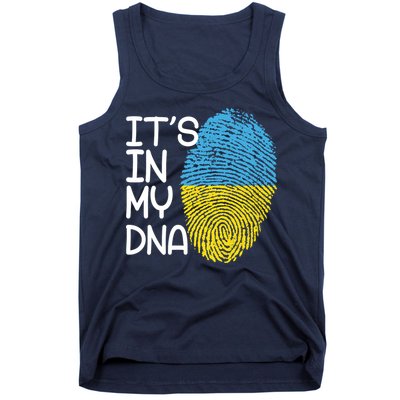 It's In My DNA Ukraine Fingerprint Tank Top