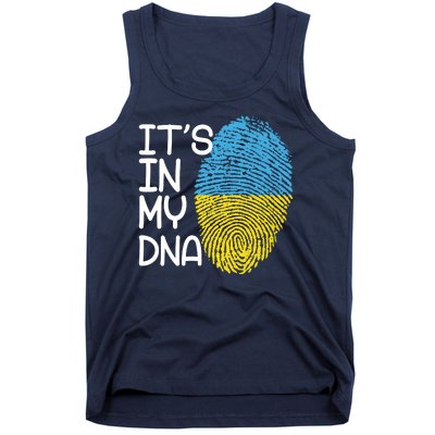 It's In My DNA Ukraine Fingerprint Tank Top