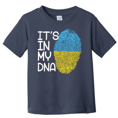 It's In My DNA Ukraine Fingerprint Toddler T-Shirt