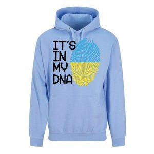 It's In My DNA Ukraine Fingerprint Unisex Surf Hoodie