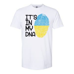 It's In My DNA Ukraine Fingerprint Softstyle CVC T-Shirt