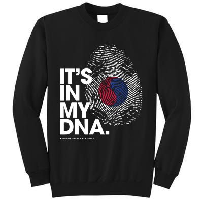 ITS IN MY DNA South Korea Flag Shirts South Korean Roots Sweatshirt