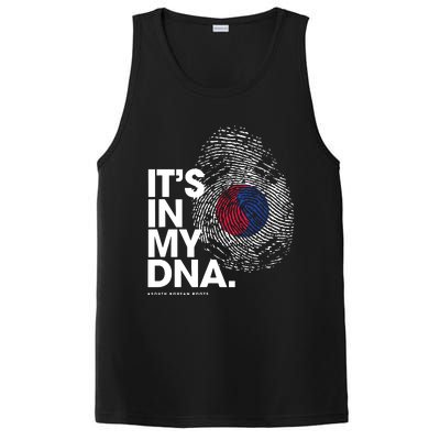 ITS IN MY DNA South Korea Flag Shirts South Korean Roots PosiCharge Competitor Tank