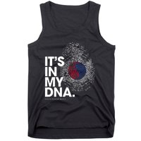 ITS IN MY DNA South Korea Flag Shirts South Korean Roots Tank Top