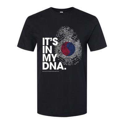 ITS IN MY DNA South Korea Flag Shirts South Korean Roots Softstyle CVC T-Shirt