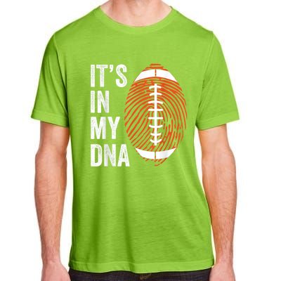 ItS In My Dna American Football Fingerprint Football Player Adult ChromaSoft Performance T-Shirt