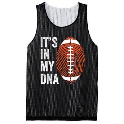 ItS In My Dna American Football Fingerprint Football Player Mesh Reversible Basketball Jersey Tank