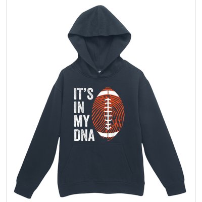 ItS In My Dna American Football Fingerprint Football Player Urban Pullover Hoodie