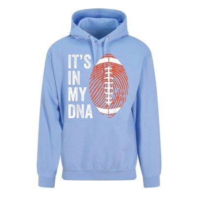 ItS In My Dna American Football Fingerprint Football Player Unisex Surf Hoodie