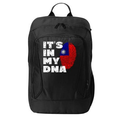 Its In My Dna Taiwan Flag Gift City Backpack