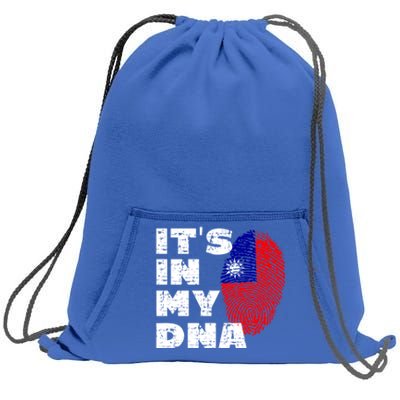 Its In My Dna Taiwan Flag Gift Sweatshirt Cinch Pack Bag