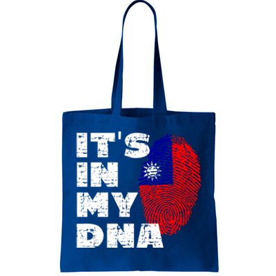 Its In My Dna Taiwan Flag Gift Tote Bag