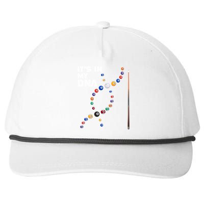 ItS In My Dna Pool Billiard Gift Snapback Five-Panel Rope Hat