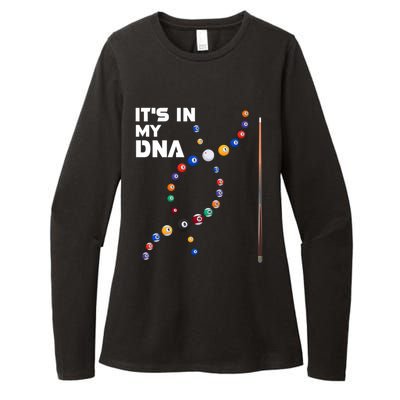 ItS In My Dna Pool Billiard Gift Womens CVC Long Sleeve Shirt