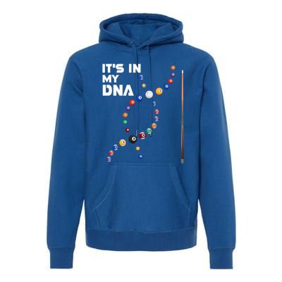 ItS In My Dna Pool Billiard Gift Premium Hoodie