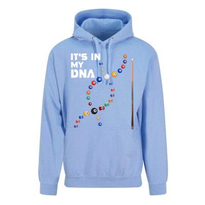 ItS In My Dna Pool Billiard Gift Unisex Surf Hoodie