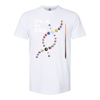 ItS In My Dna Pool Billiard Gift Softstyle CVC T-Shirt