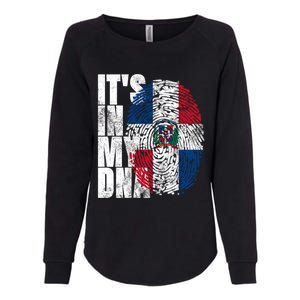 It's In My Dna Dominican Funny Gift Proud Dominican Republic Flag Funny Gift Womens California Wash Sweatshirt