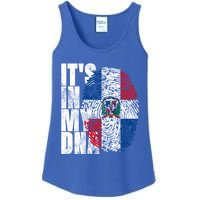 It's In My Dna Dominican Funny Gift Proud Dominican Republic Flag Funny Gift Ladies Essential Tank