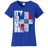 It's In My Dna Dominican Funny Gift Proud Dominican Republic Flag Funny Gift Women's T-Shirt