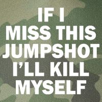 If I Miss This Jumpshot I'll Kill Myself Funny Basketball Legacy Tie Dye Trucker Hat