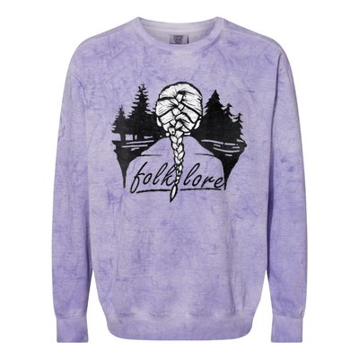 IM In My Folklore Colorblast Crewneck Sweatshirt