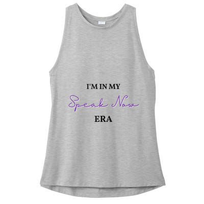 Im In My SpeakNow Era T.S. TS Speak Ladies PosiCharge Tri-Blend Wicking Tank