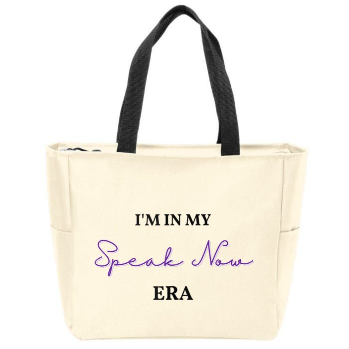 Im In My SpeakNow Era T.S. TS Speak Zip Tote Bag