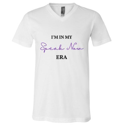Im In My SpeakNow Era T.S. TS Speak V-Neck T-Shirt