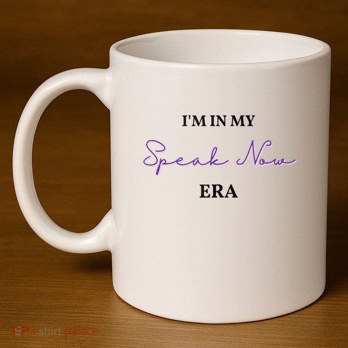 Im In My SpeakNow Era T.S. TS Speak 11oz C Handle Ceramic Mug