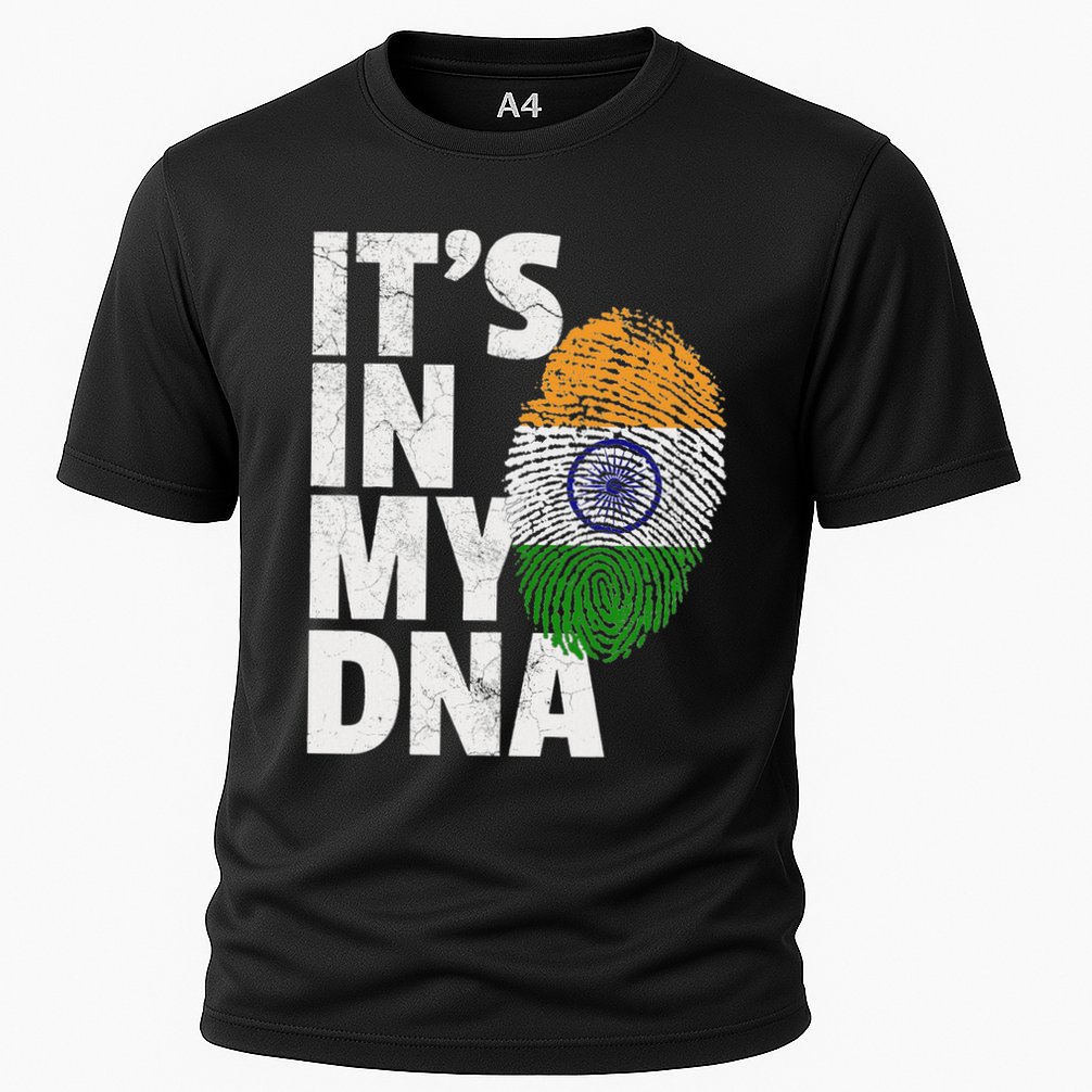 ItS In My Dna India Flag Indian Women Novelty Gift Cooling Performance Crew T-Shirt