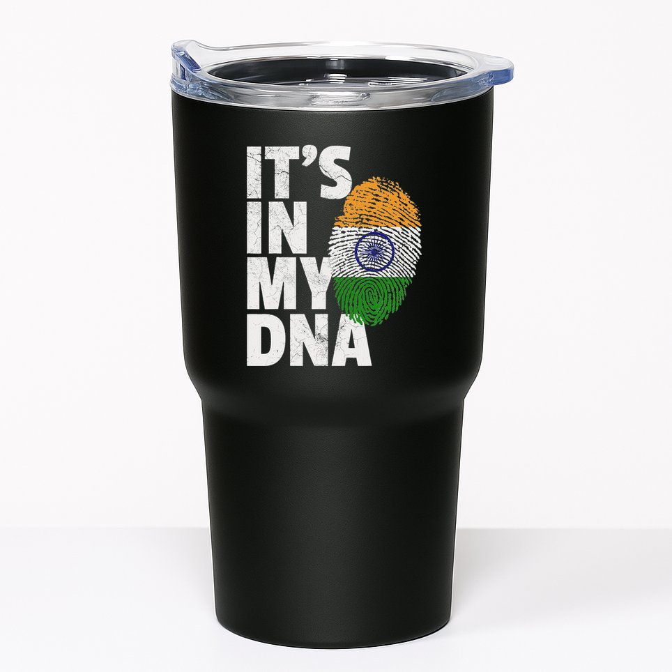ItS In My Dna India Flag Indian Women Novelty Gift Tumbler