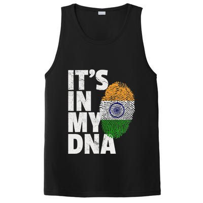ItS In My Dna India Flag Indian Women Novelty Gift PosiCharge Competitor Tank