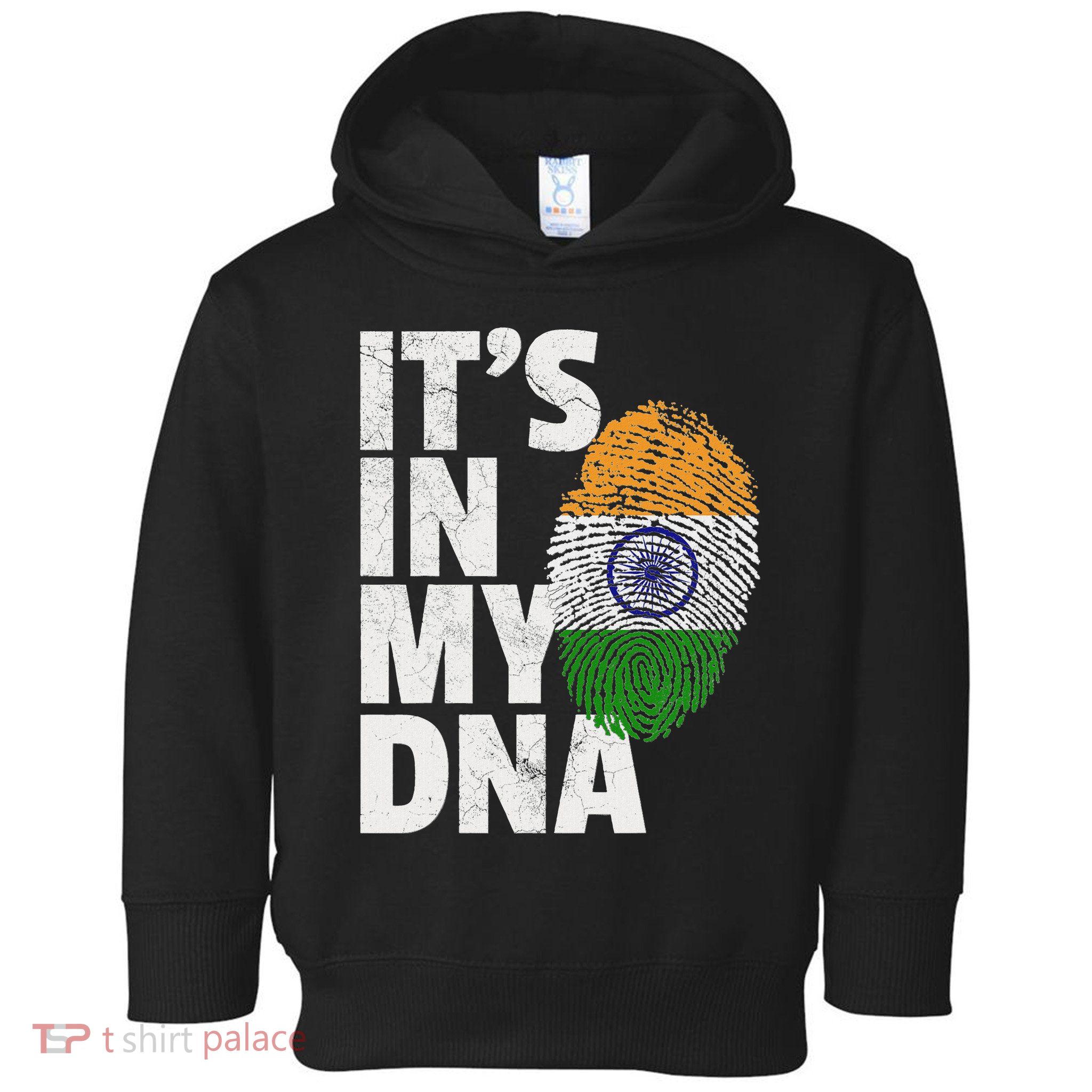 ItS In My Dna India Flag Indian Women Novelty Gift Toddler Hoodie